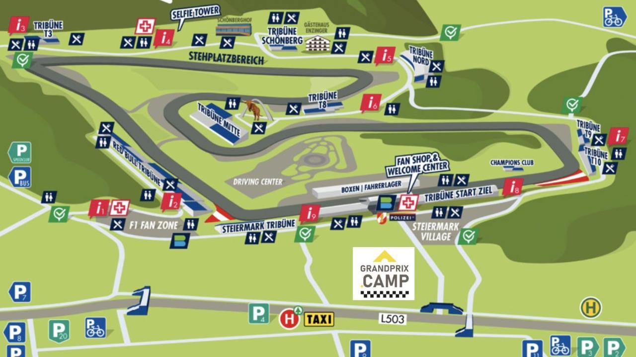 Grandprixcamp, Closest To The Red Bull Ring, Up To 4 Guests In A Tent Spielberg Bei Knittelfeld Экстерьер фото
